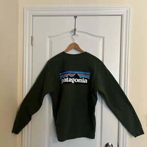 Patagonia Men's Forest Green Crewneck Sweater